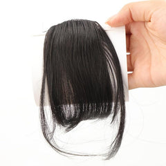 Synthetic Clip In Air Bangs With Temples For Women Girls