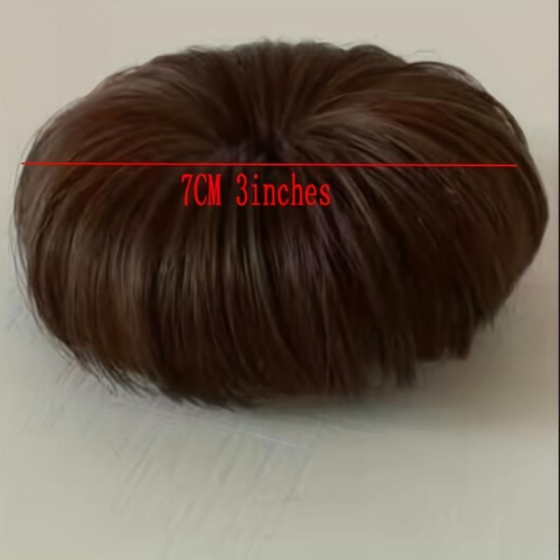 2 Small Donut Hair Buns Updo Chignon Clip In Hair Extensions For Daily Use