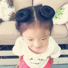 2 Small Donut Hair Buns Updo Chignon Clip In Hair Extensions For Daily Use