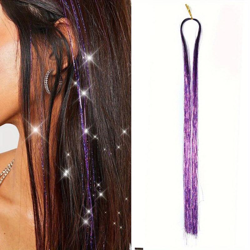 Glitter Tinsel Hair Extensions - Sparkling Shinny Fairy Hair Accessories