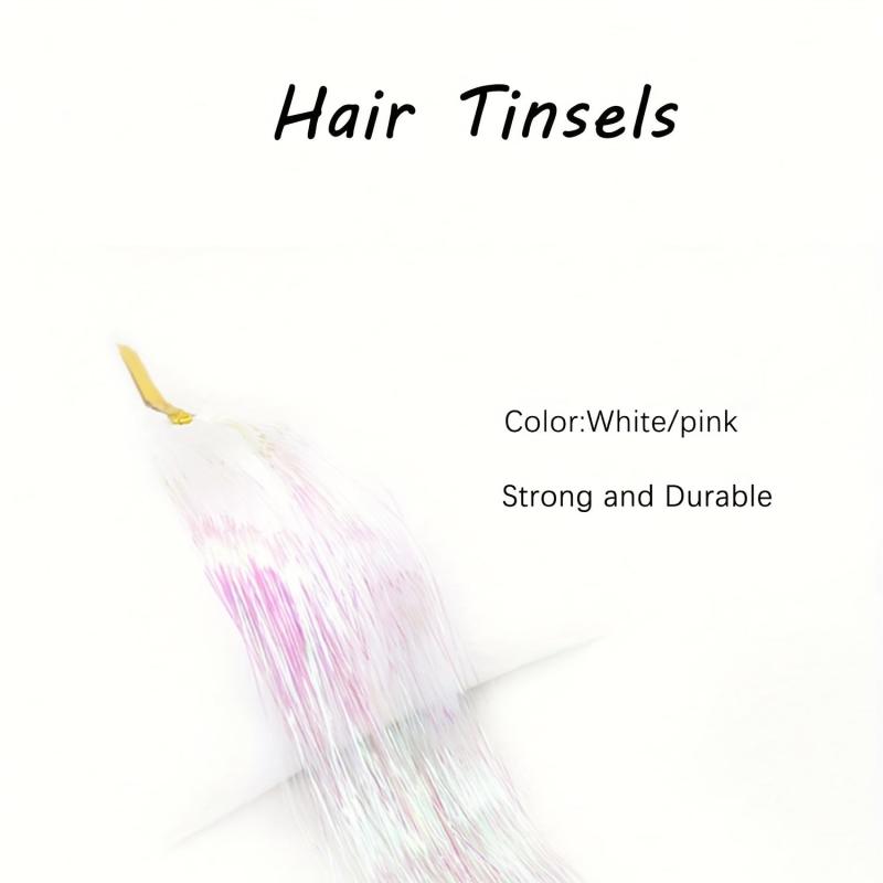 Glitter Tinsel Hair Extensions - Sparkling Shinny Fairy Hair Accessories