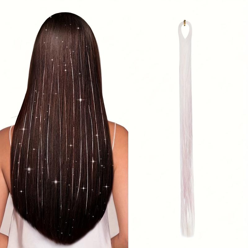 Glitter Tinsel Hair Extensions - Sparkling Shinny Fairy Hair Accessories
