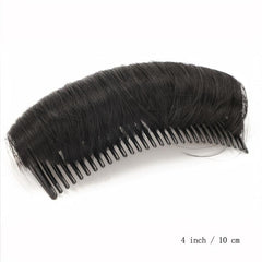Hair Pads With Comb Hair Bangs With Comb Synthetic Clip In Hair Extensions