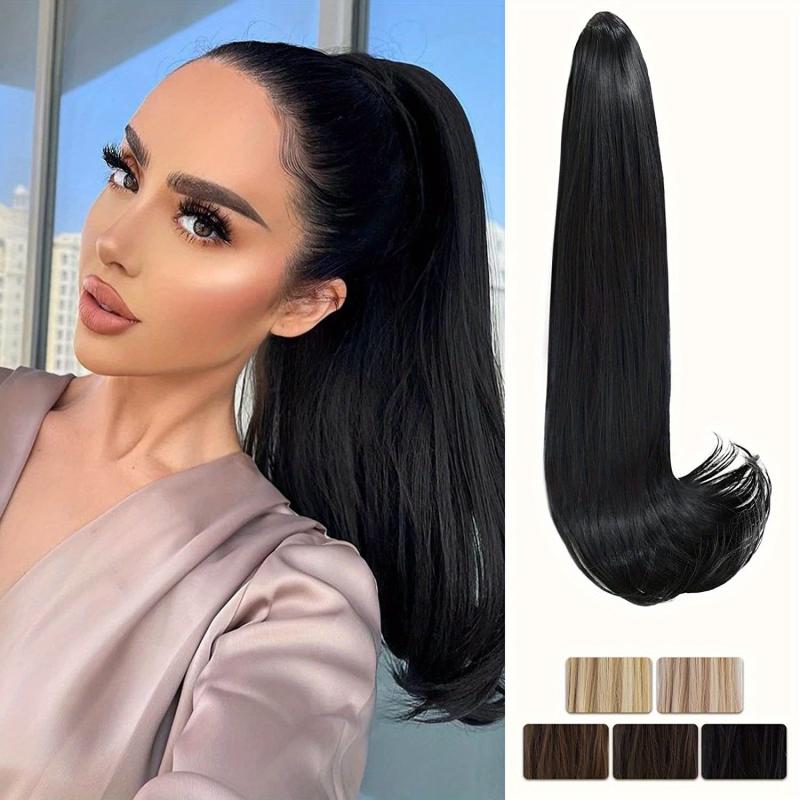 Long Claw Clip In Ponytail Extensions for Women - Natural Looking