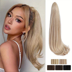 Long Claw Clip In Ponytail Extensions for Women - Natural Looking