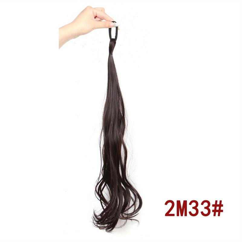 Braided Curly Ponytail Hair Extension with Elastic Band