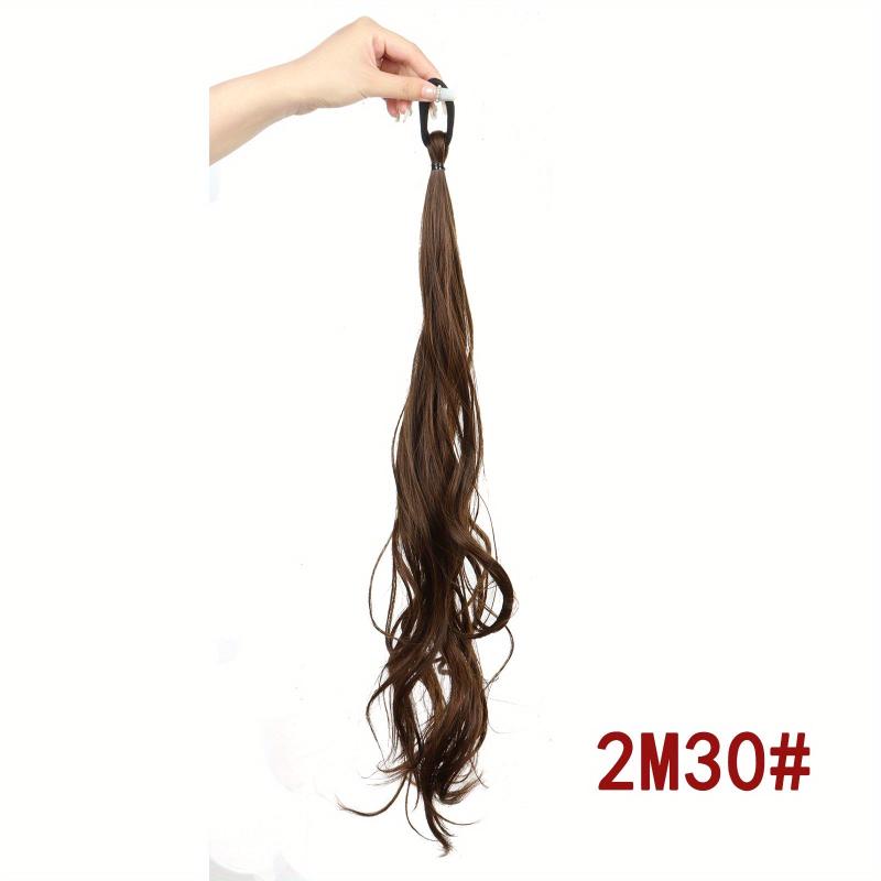 Braided Curly Ponytail Hair Extension with Elastic Band