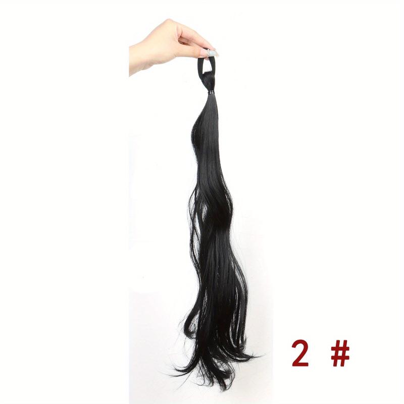 Braided Curly Ponytail Hair Extension with Elastic Band