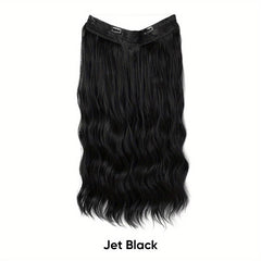 Clip In Invisible Wire Hair Extension Long Curly Hairpiece