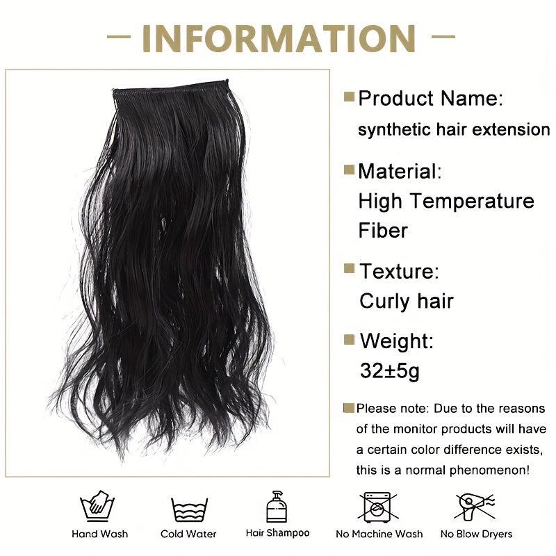 25 Water Ripple Hair Extensions Synthetic Invisible Hair Pieces
