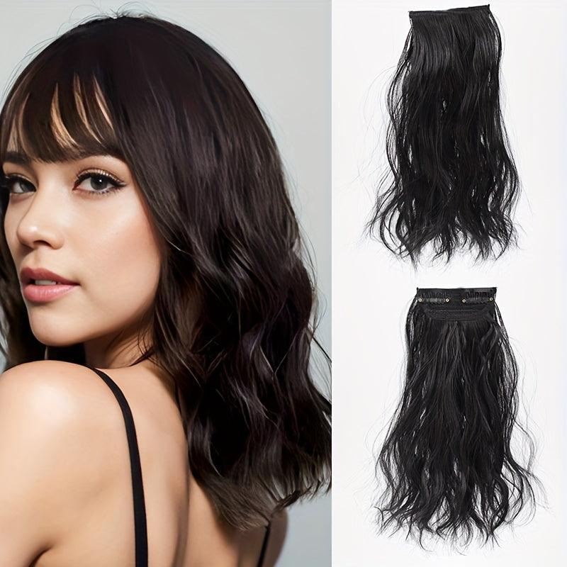 25 Water Ripple Hair Extensions Synthetic Invisible Hair Pieces