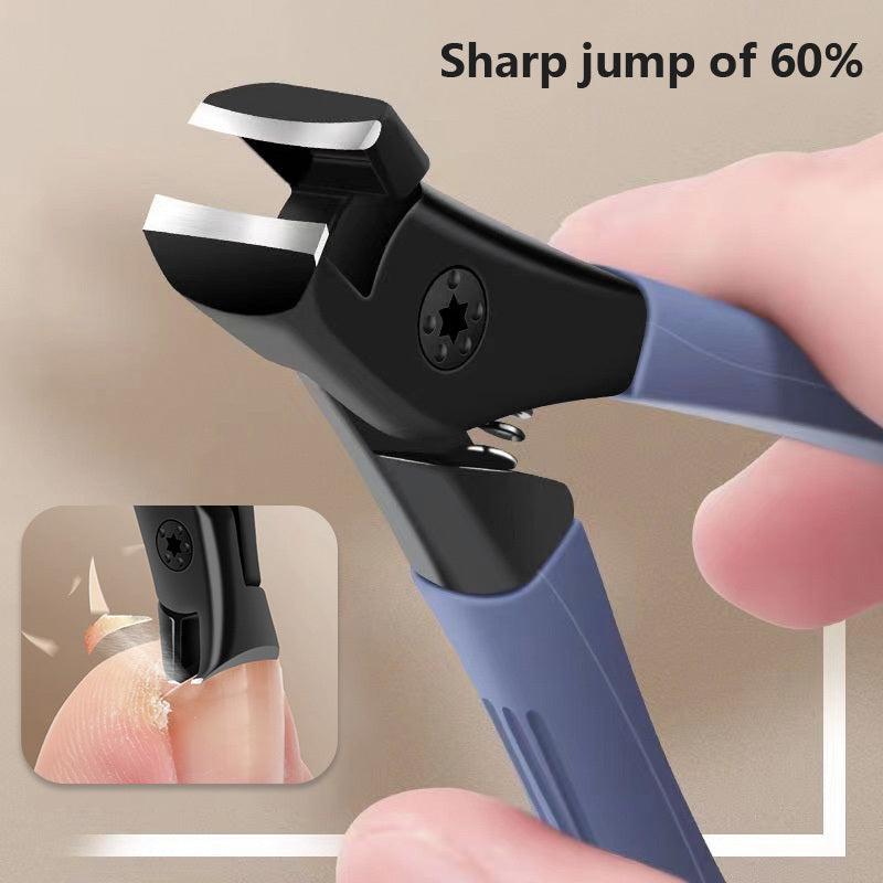 Stainless Steel Nail Clippers for Hard Nails Labor Saving Manicure Tool