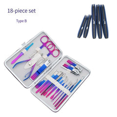 7 In 1 Stainless Steel Professional Pedicure Kit