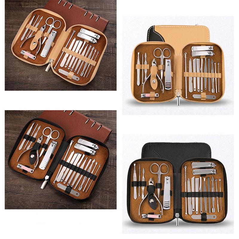 20 pcs Stainless Steel Nail Clipper Set for Pedicure and Manicure