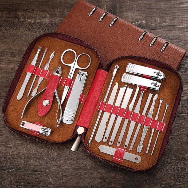 20 pcs Stainless Steel Nail Clipper Set for Pedicure and Manicure