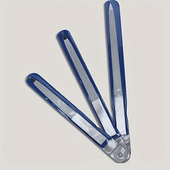 Professional Steel Nail File Buffer Metal Double Nail Arts Pedicure Grinding
