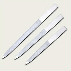 Professional Steel Nail File Buffer Metal Double Nail Arts Pedicure Grinding