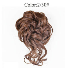 Synthetic Hair Bun Chignon Tassels Ponytail Hair Extensions