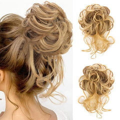 Synthetic Hair Bun Chignon Tassels Ponytail Hair Extensions