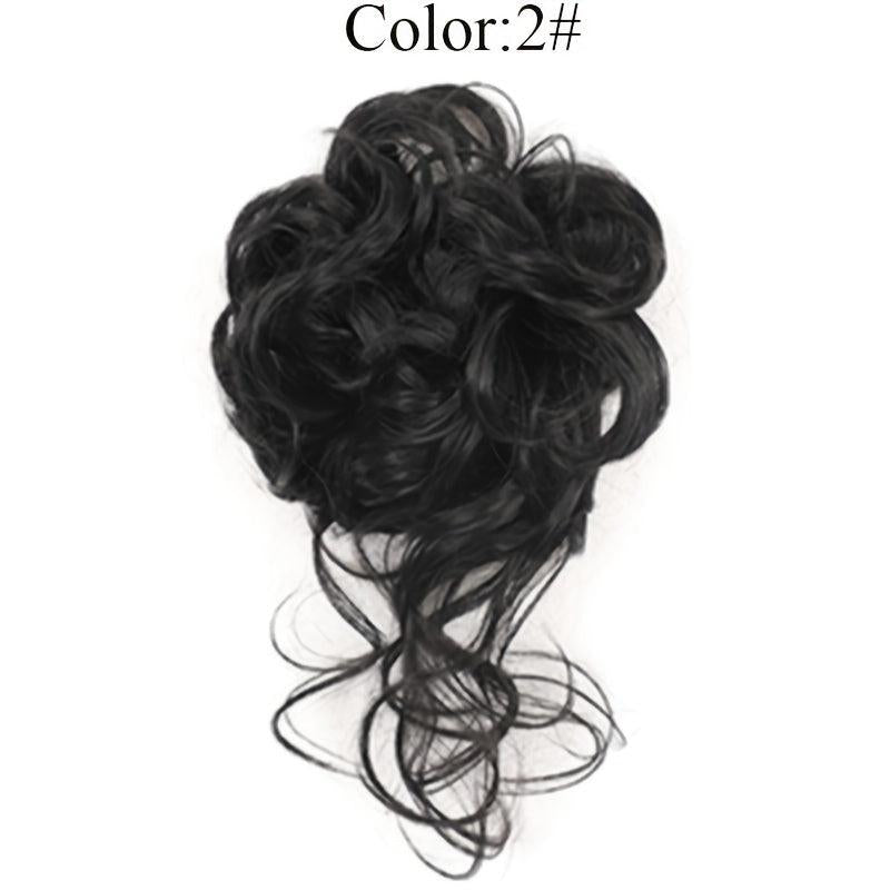 Synthetic Hair Bun Chignon Tassels Ponytail Hair Extensions