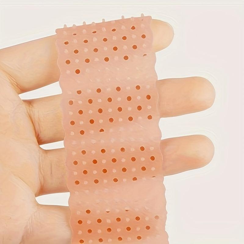 5pcs Wig Band & Cap Set Non-slip Silicon Elastic Headband Transparent
