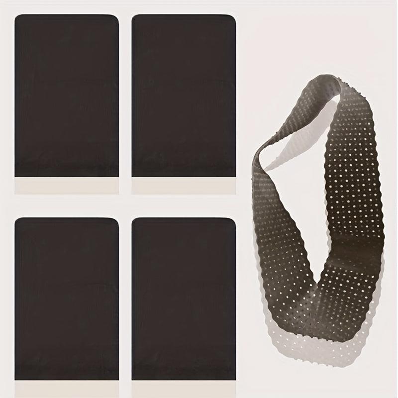 5pcs Wig Band & Cap Set Non-slip Silicon Elastic Headband Transparent