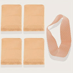 5pcs Wig Band & Cap Set Non-slip Silicon Elastic Headband Transparent