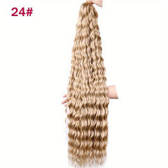 Deep Wave Twist Crochet Hair Extensions Ombre Braiding Hair