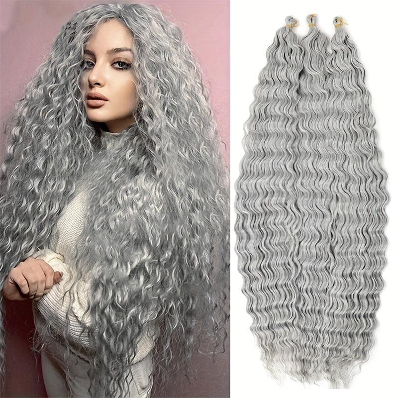 Deep Wave Twist Crochet Hair Extensions Ombre Braiding Hair