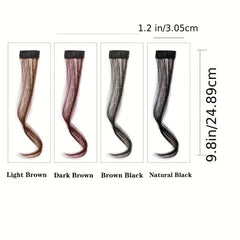 2PCS Middle Part Bangs Hair Piece