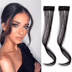2PCS Middle Part Bangs Hair Piece
