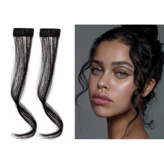 2PCS Middle Part Bangs Hair Piece