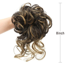 Curly Donut Chignon Updo Hair Bun Extensions for Women Girls
