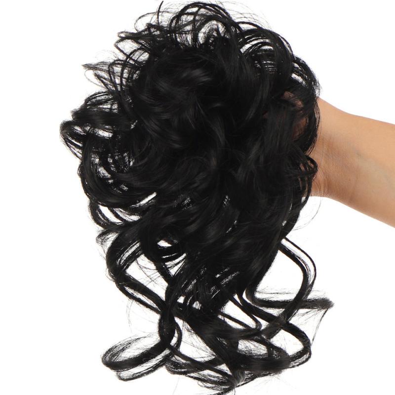 Curly Donut Chignon Updo Hair Bun Extensions for Women Girls