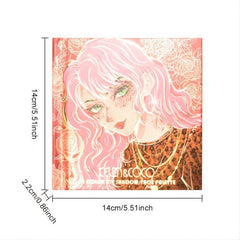 KEVIN&COCO 59 Matte Bright Eyeshadow Beads Blush Highlights Makeup Tray