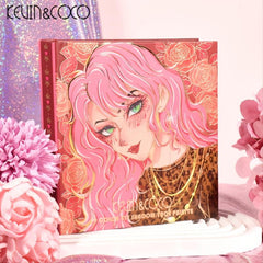 KEVIN&COCO 59 Matte Bright Eyeshadow Beads Blush Highlights Makeup Tray