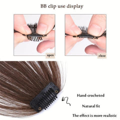 Synthetic Air Bangs Clip In Hair Extensions for Natural Look