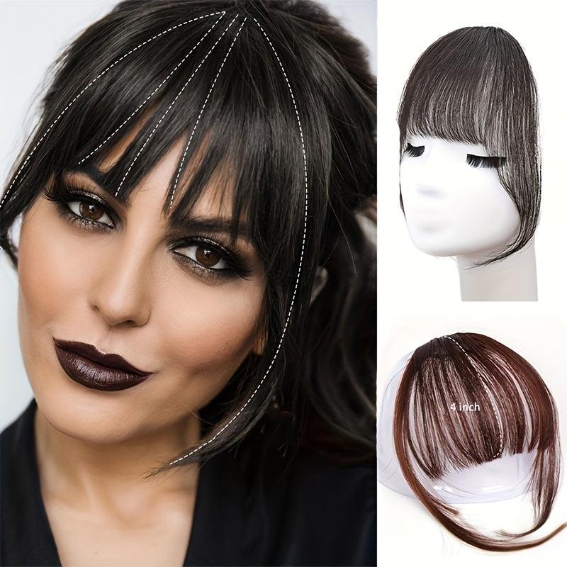 Synthetic Air Bangs Clip In Hair Extensions for Natural Look