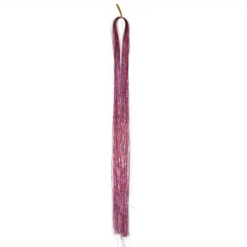 Y2K Highlight Hair Tinsel Kit - Sparkling Heat Resistant Hair Tinsel Kit