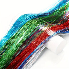 Y2K Highlight Hair Tinsel Kit - Sparkling Heat Resistant Hair Tinsel Kit