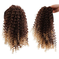 African Style Curls Hair Ponytail Synthetic Hair Bun Hair Clip
