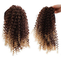 African Style Curls Hair Ponytail Synthetic Hair Bun Hair Clip