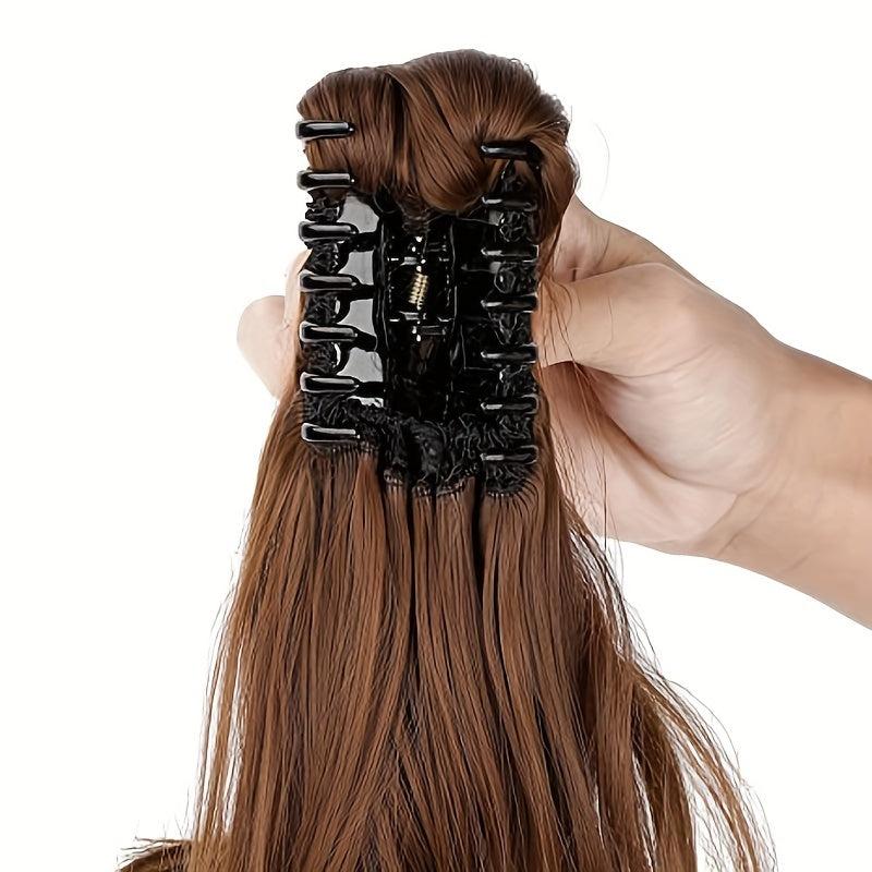 21in Plus Length Wavy Ponytail Clip In Claw Extension