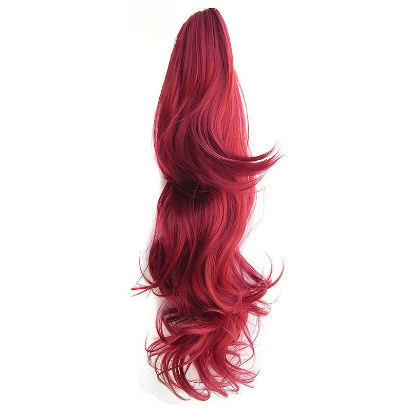 21in Plus Length Wavy Ponytail Clip In Claw Extension