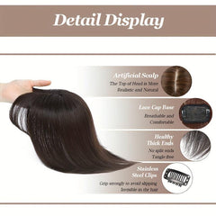 Women's Hair Toppers for Thinning Hair - Gray Hair Cover