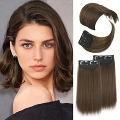 Short Straight Synthetic Hair Pad for Women - Hair Volume Increase