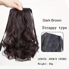 Curly Wavy Ponytail Extensions Synthetic Clip In Hair Extensions