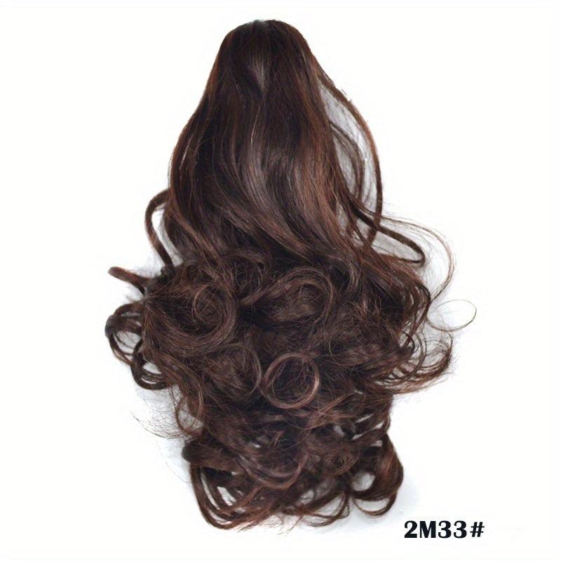 Curly Claw Ponytail Extensions 25.4 cm Synthetic Natual Looking Wavy Hair