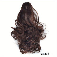 Curly Claw Ponytail Extensions 25.4 cm Synthetic Natual Looking Wavy Hair