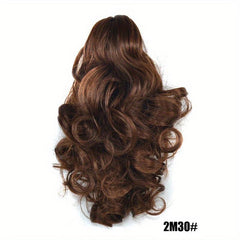 Curly Claw Ponytail Extensions 25.4 cm Synthetic Natual Looking Wavy Hair